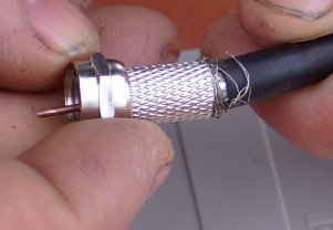 Conector F en Cable