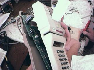 opening the credit card reader