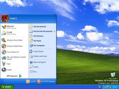 Win XP running